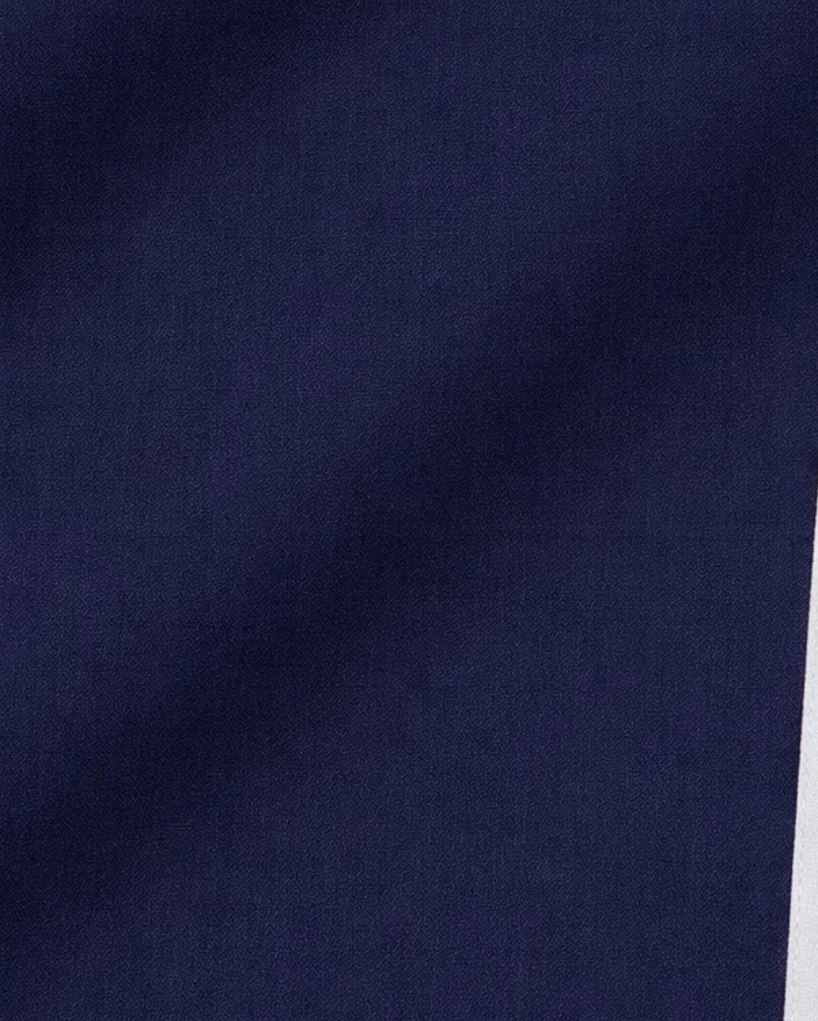 Tailory purple trousers white satin side stripe detail
