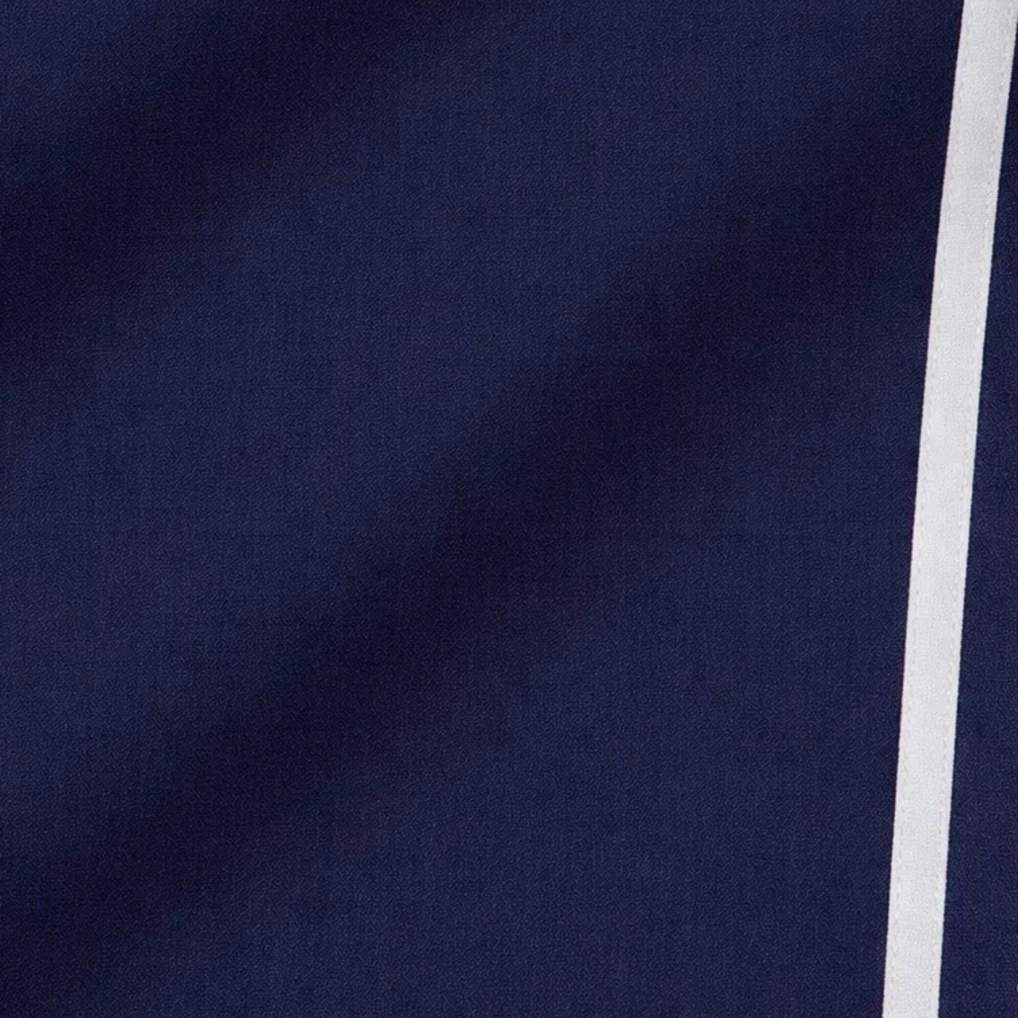 Tailory purple trousers white satin side stripe detail
