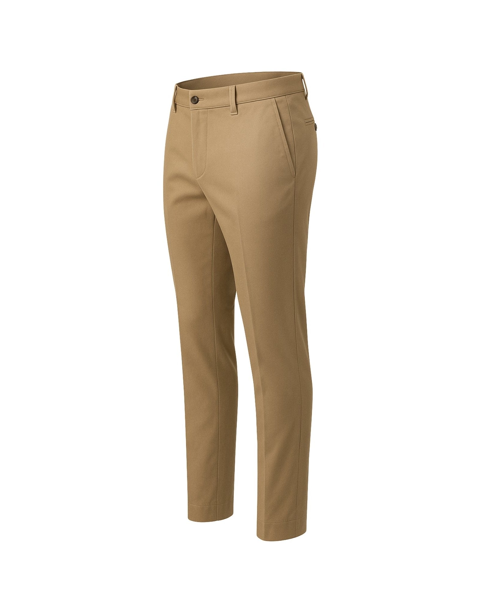 Tailory khaki slim-fit chinos side view