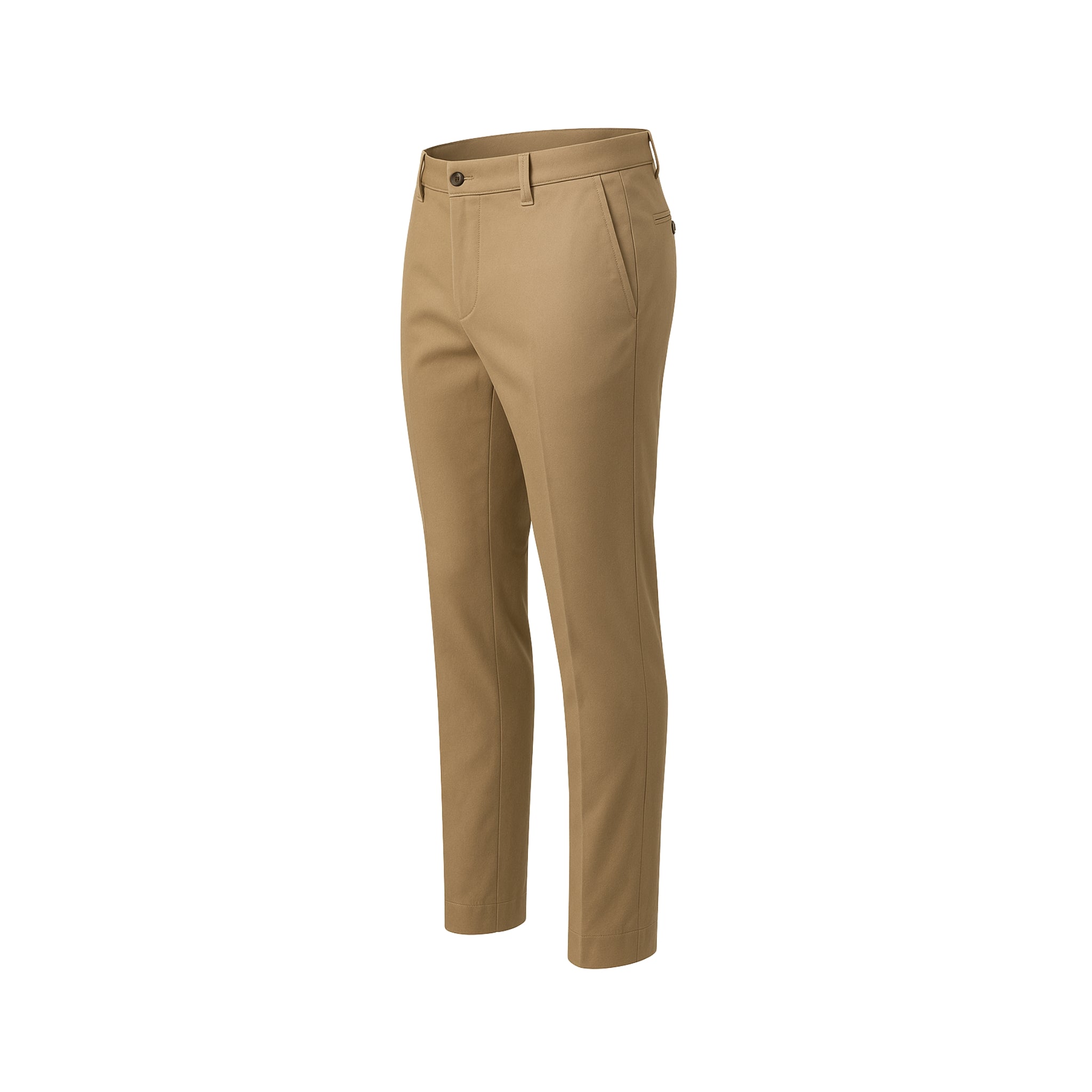 Tailory khaki slim-fit chinos side view