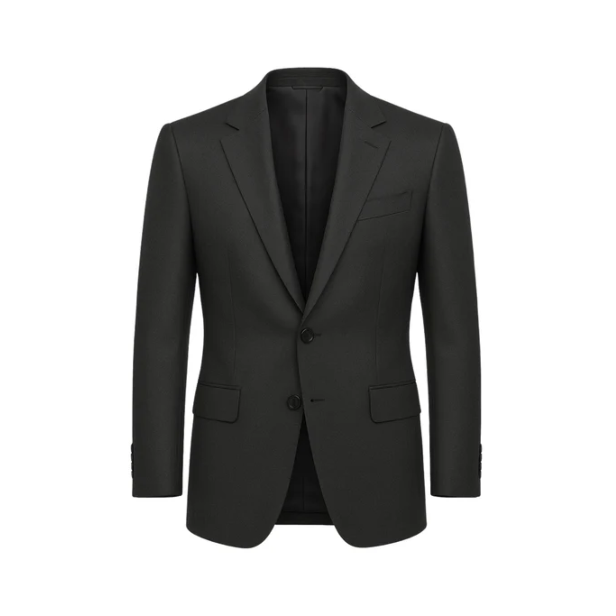 Tailory charcoal gray wool sports coat front view
