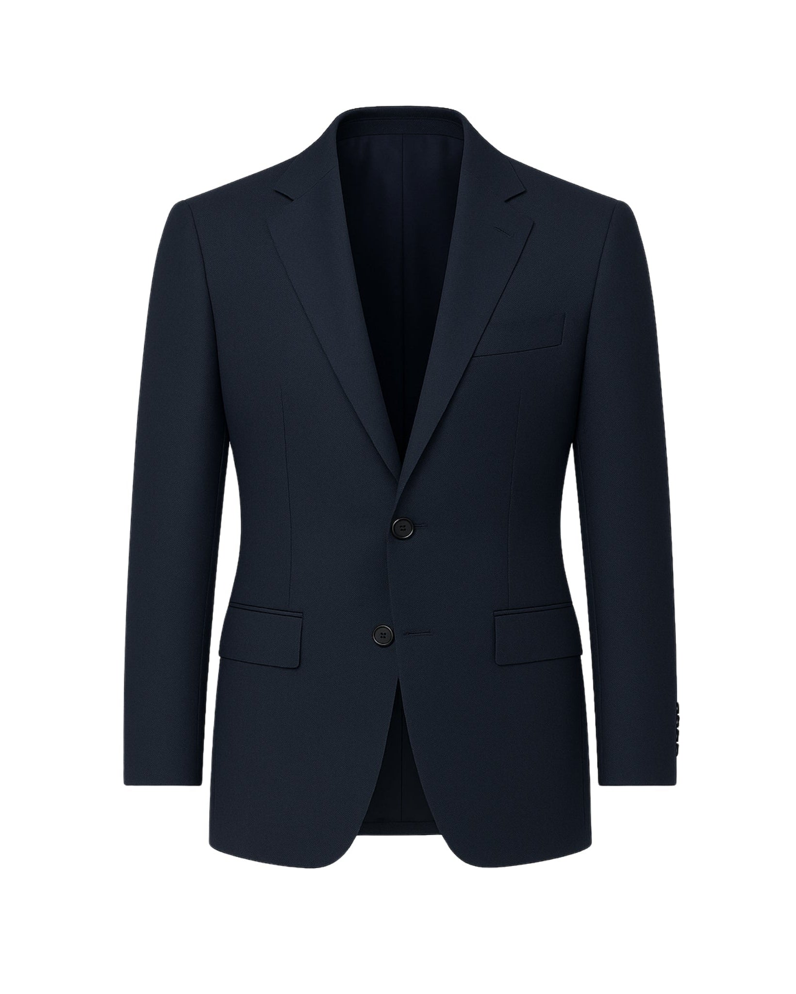 Tailory navy wool sports coat front view
