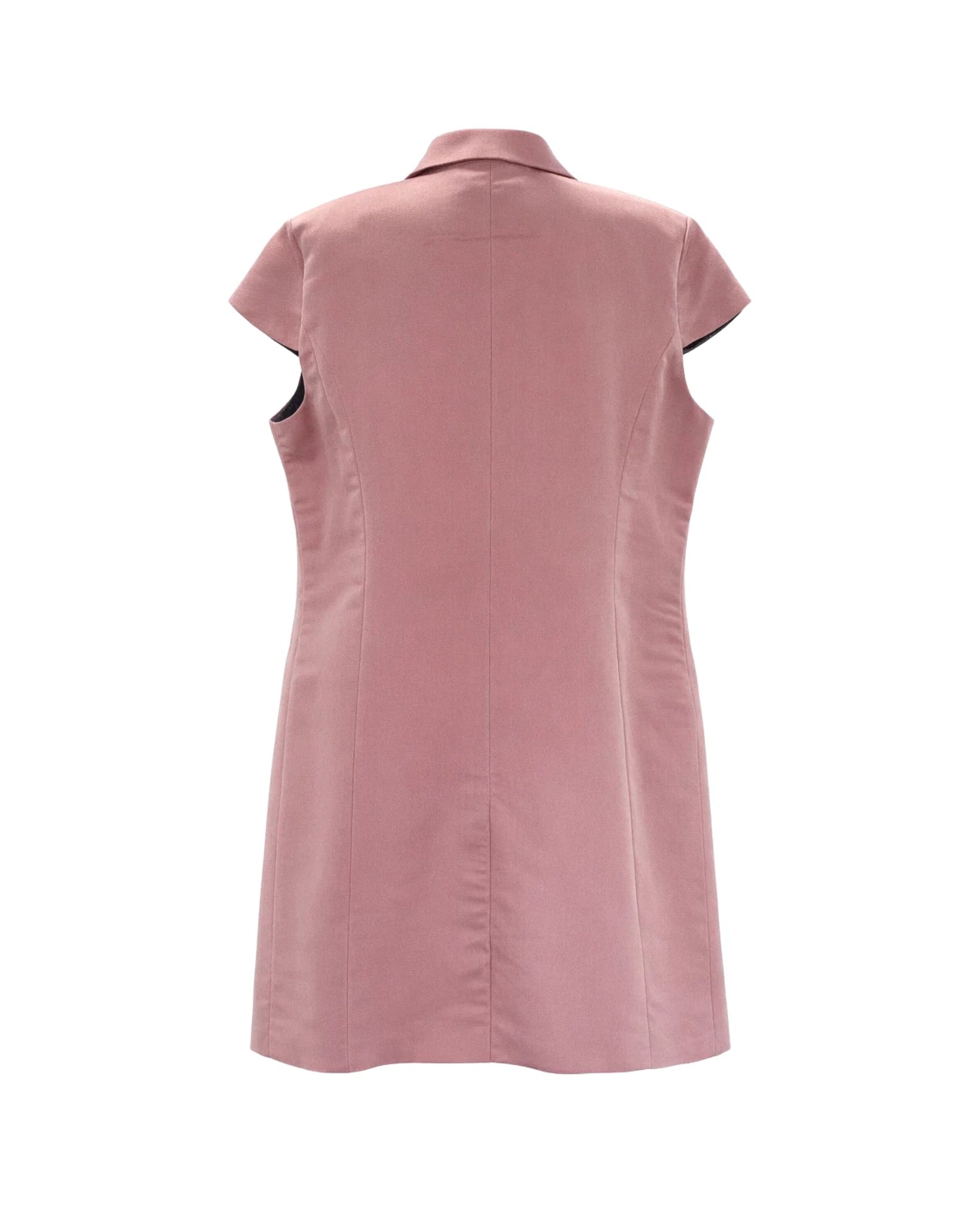 Tailory pink tailored blazer dress back view