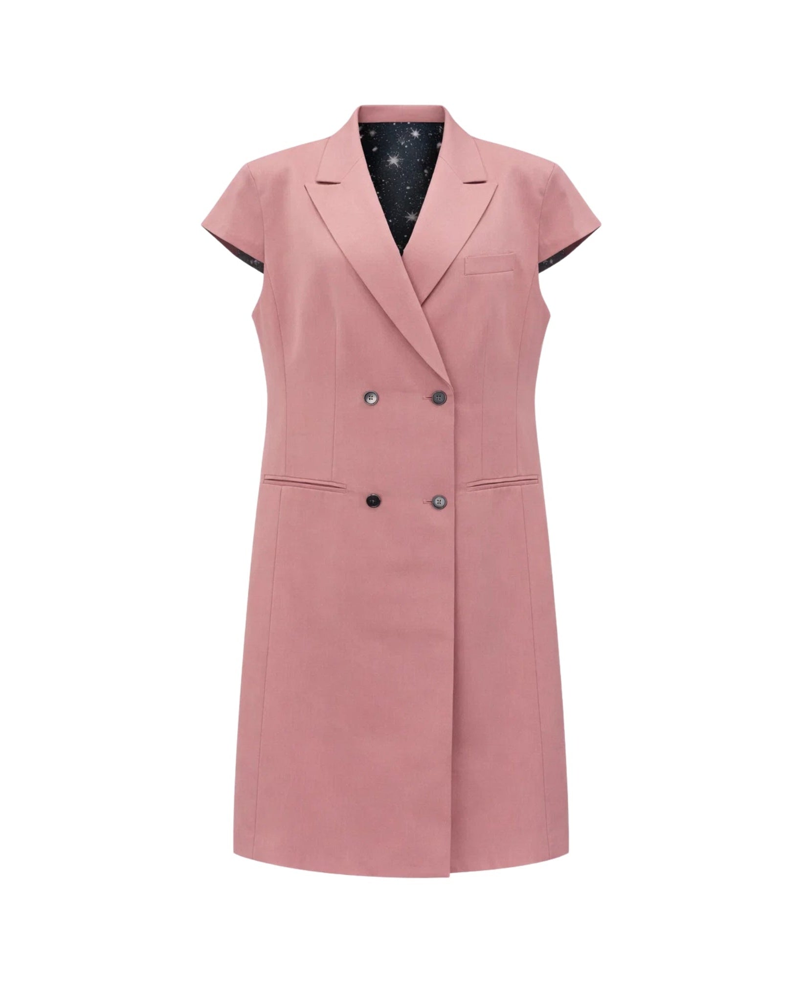 Tailory pink tailored blazer dress front view