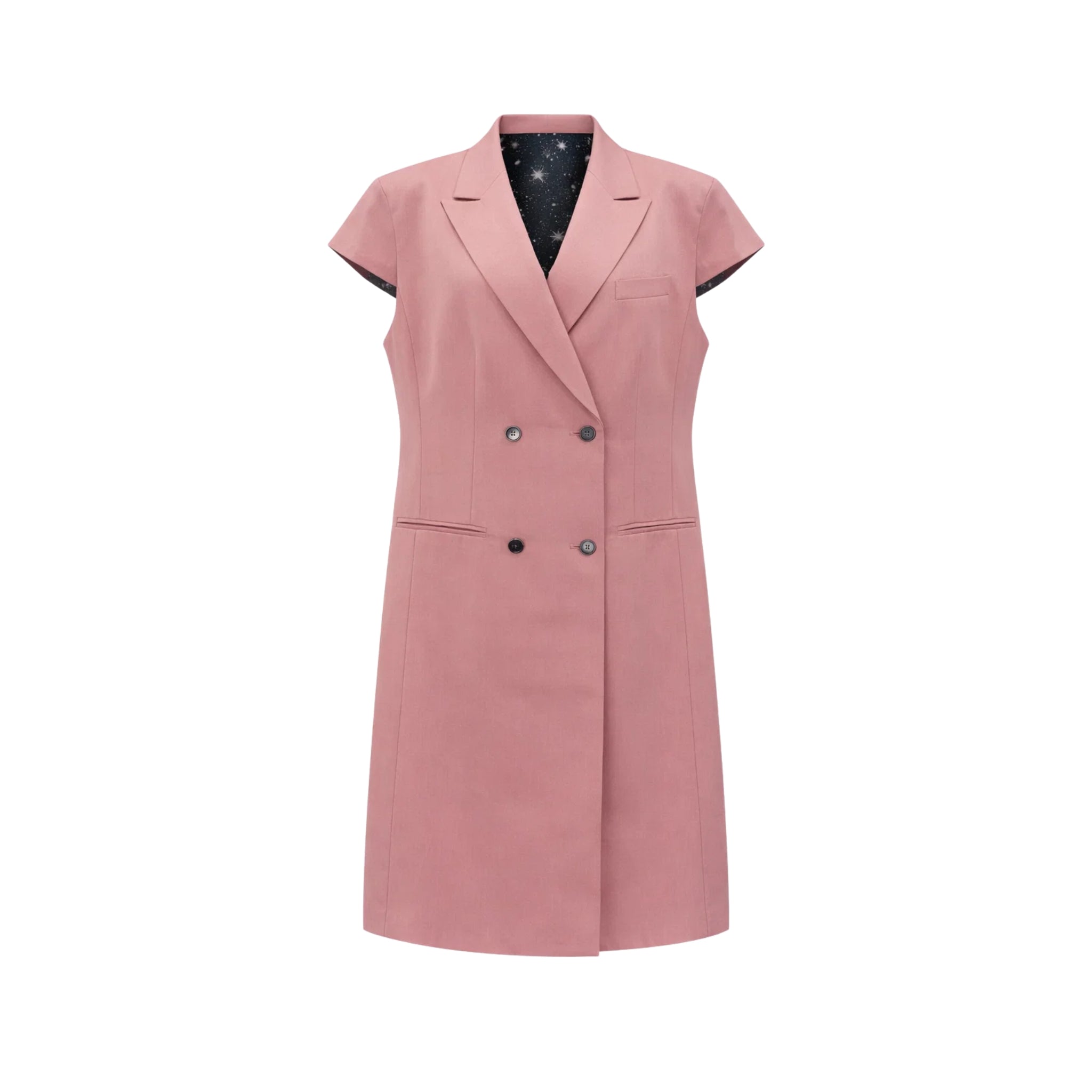Tailory pink tailored blazer dress front view