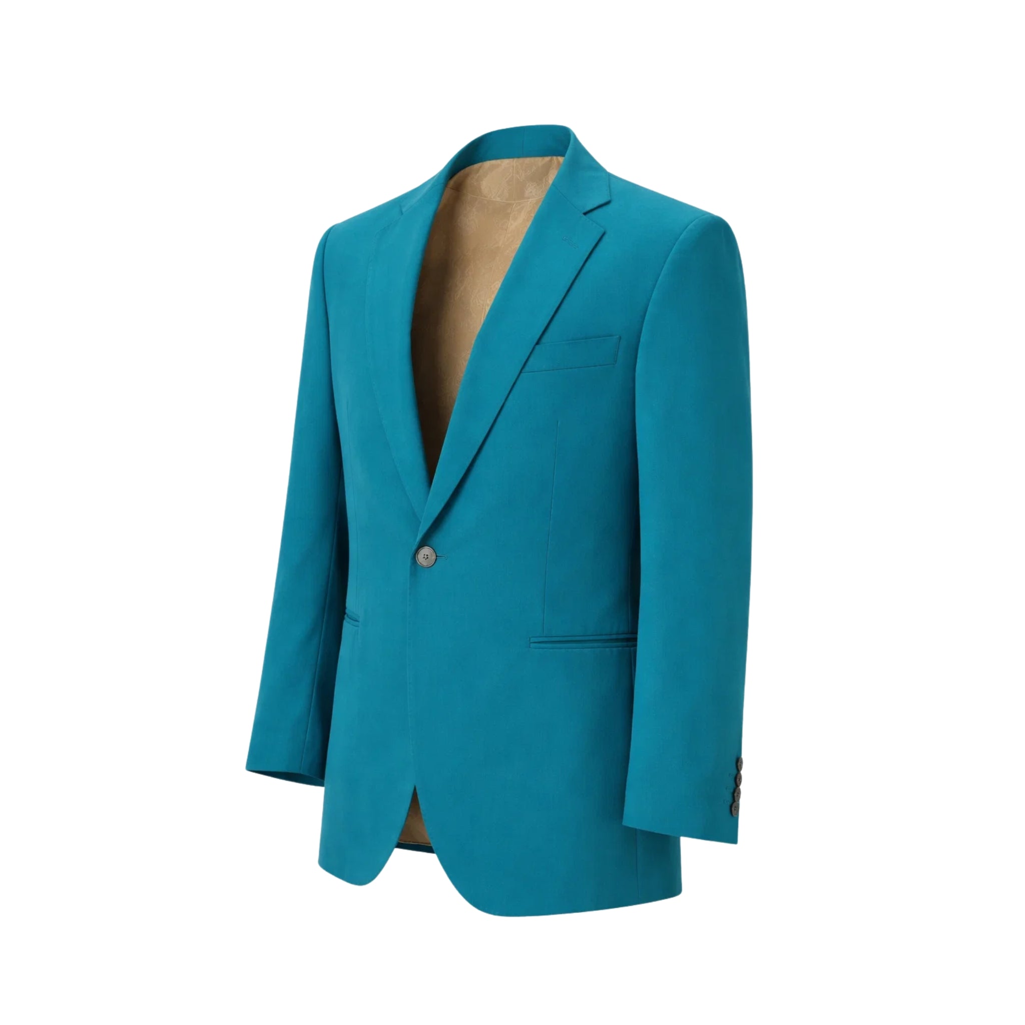 Tailory bright blue tailored blazer side view