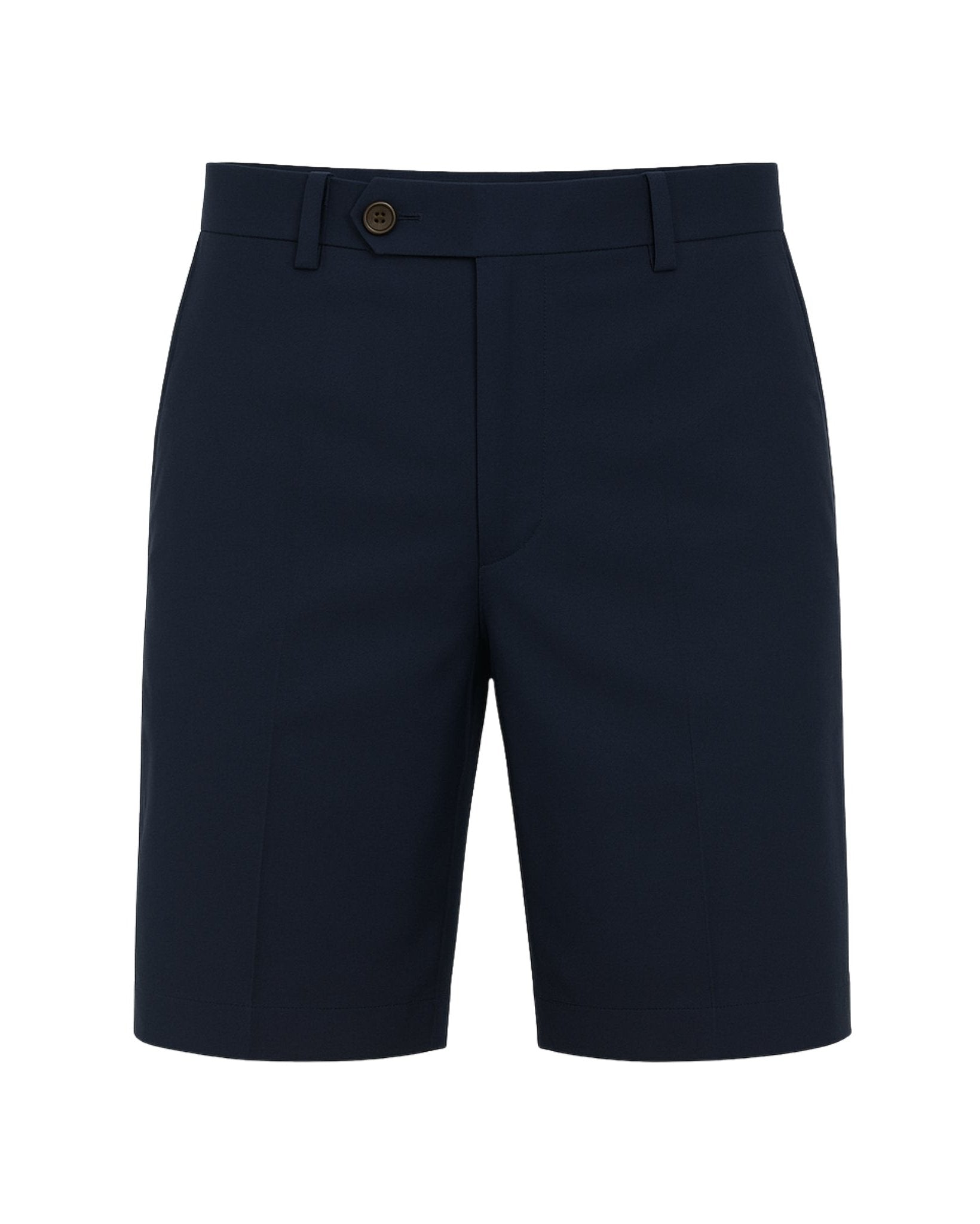Tailory navy tailored shorts front view
