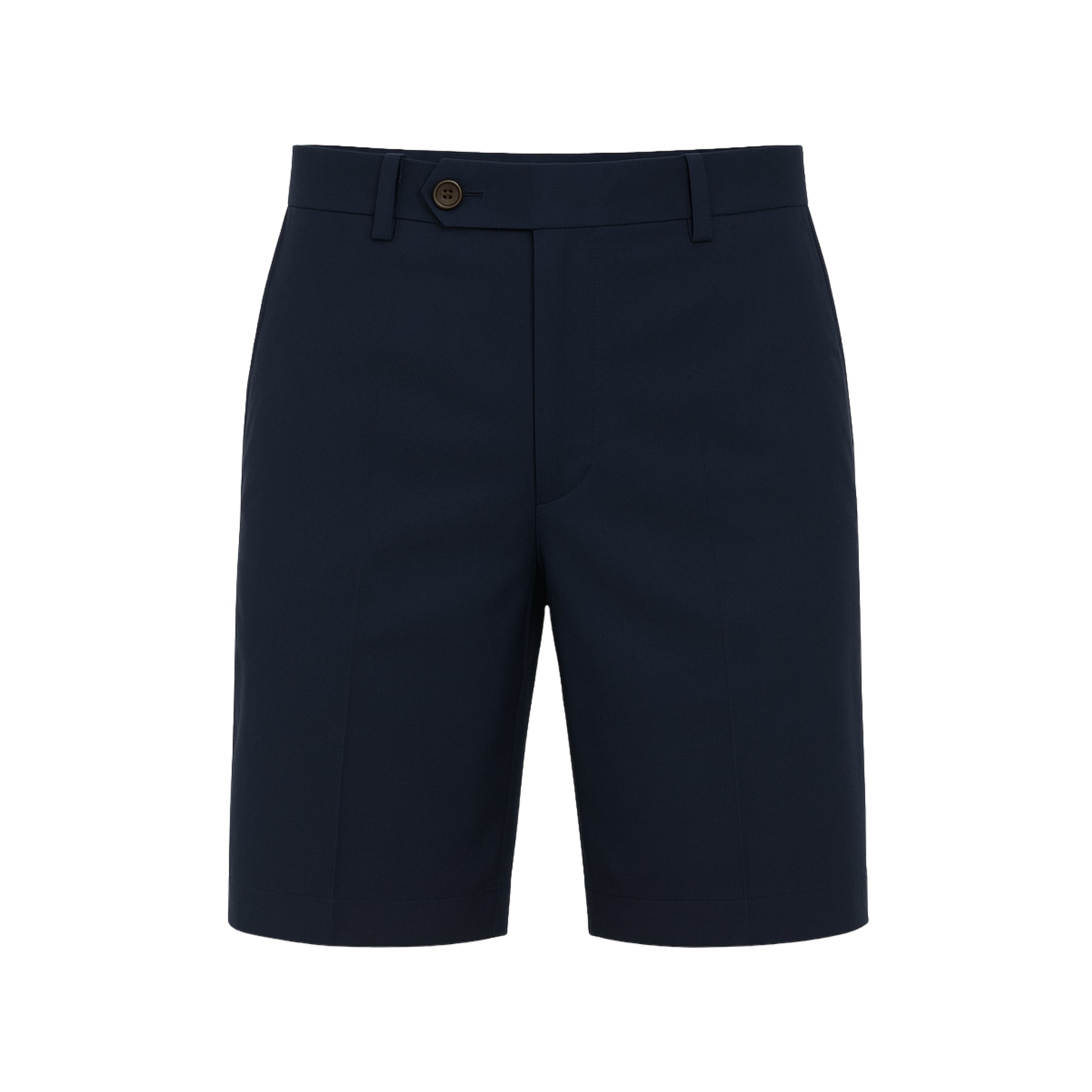 Tailory navy tailored shorts front view