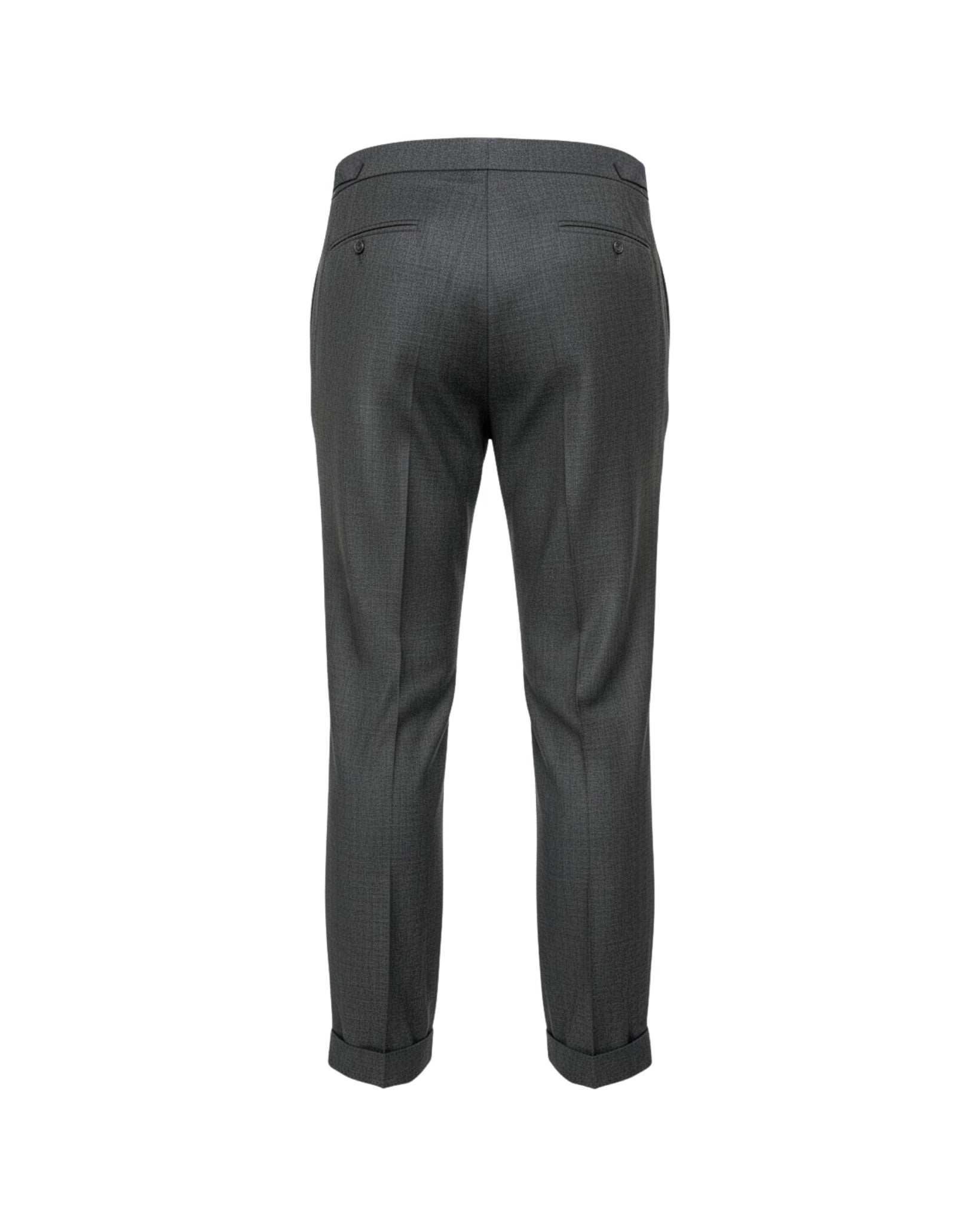 Tailory charcoal tailored dress trousers back view