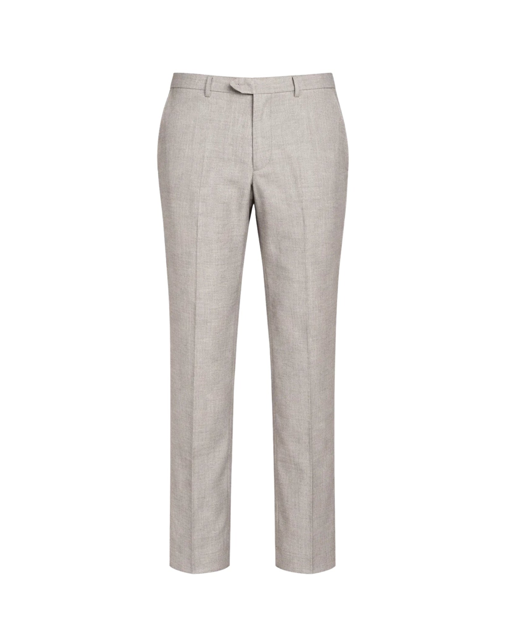 Tailory heather grey tailored trousers front view