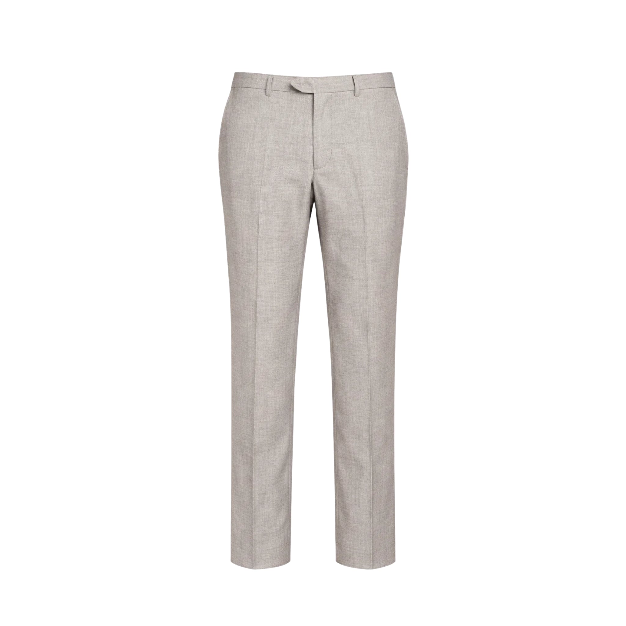 Tailory heather grey tailored trousers front view