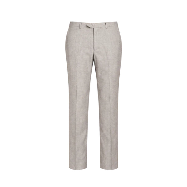 Tailory heather grey tailored trousers front view
