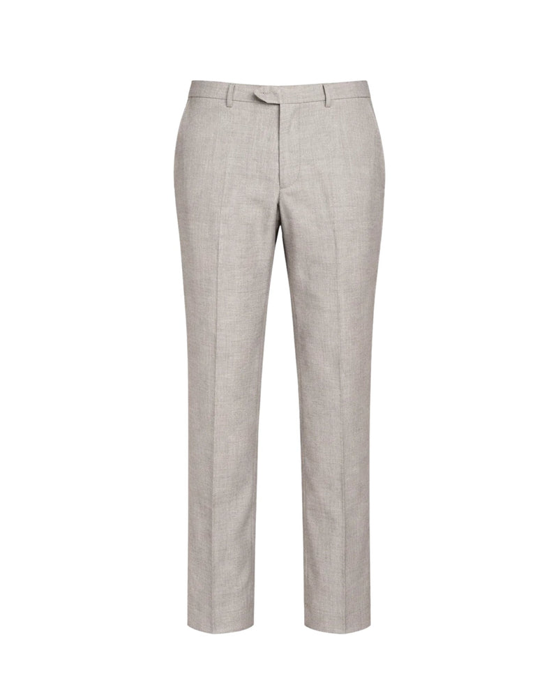 Tailory heather grey tailored trousers front view