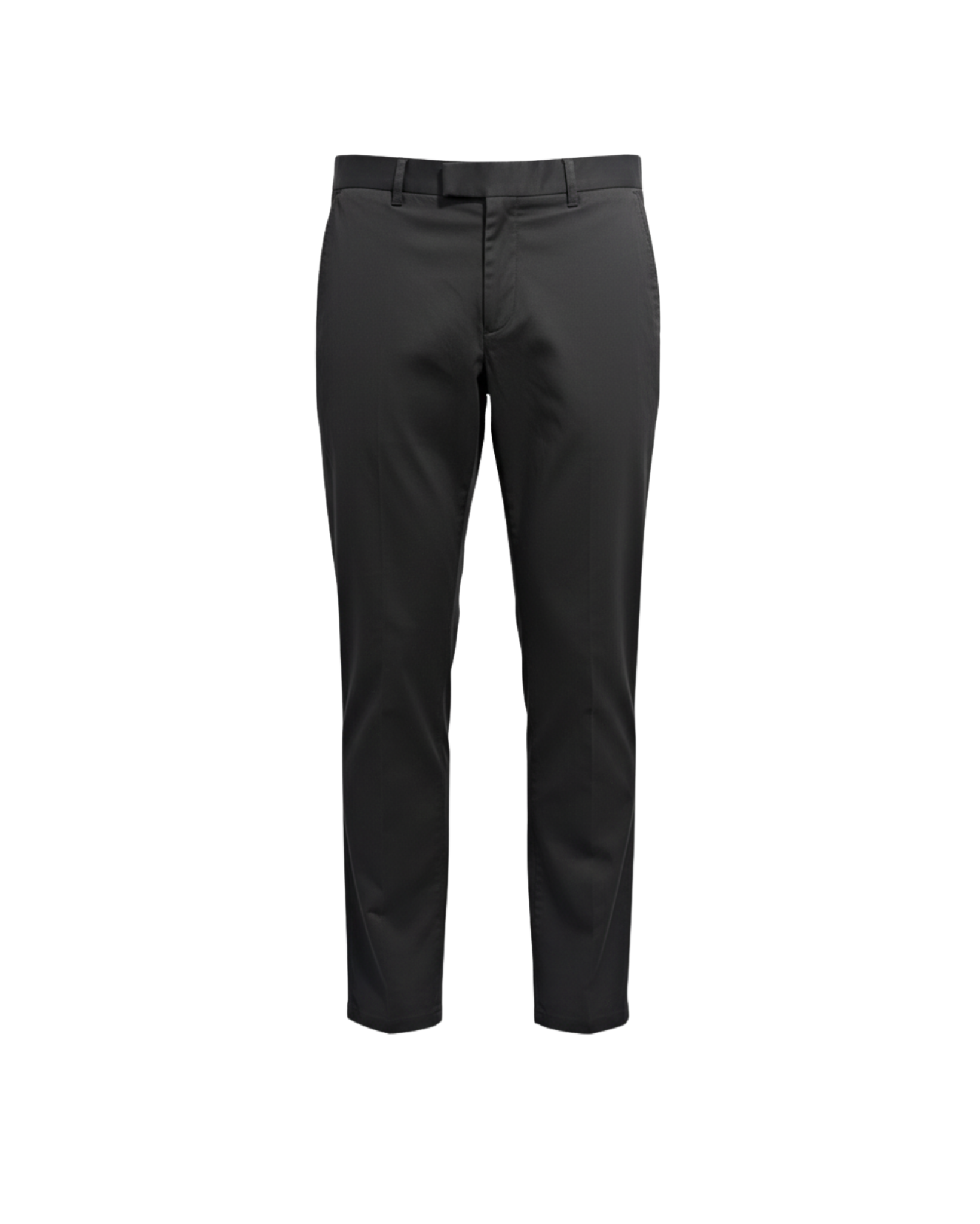 Tailory dark charcoal tailored chino trousers front view