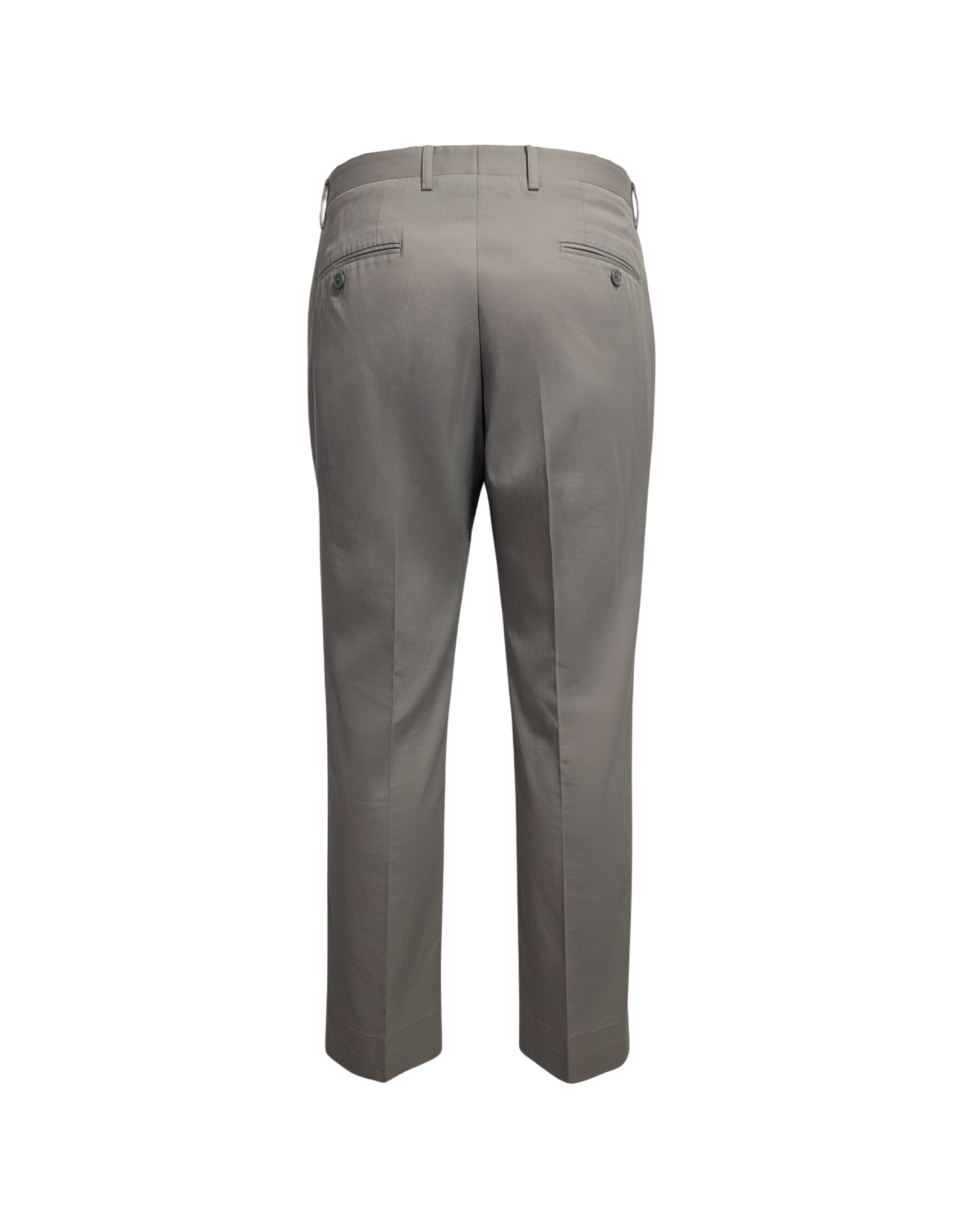 Tailory light gray tailored chino trousers back view