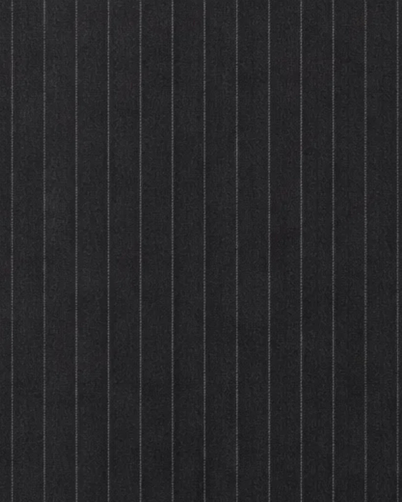 Tailory black pinstripe wool-blend tailored fabric swatch