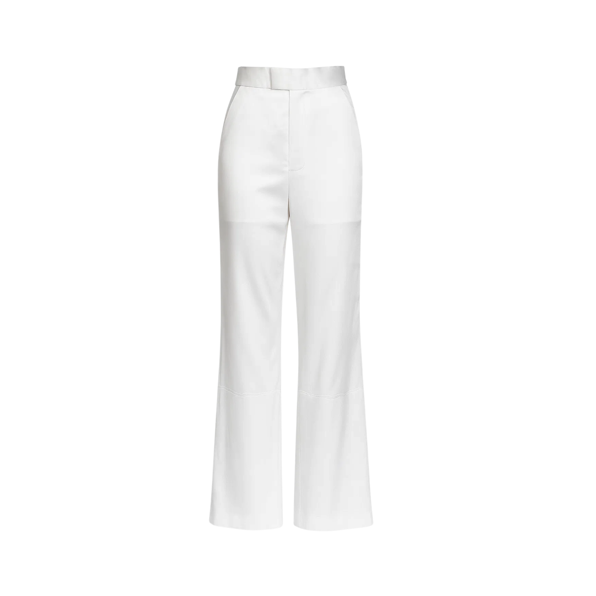 Tailory white wide-leg tailored trousers front view