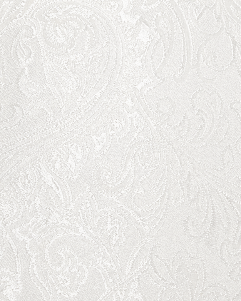 Tailory cream paisley jacquard tuxedo suit swatch