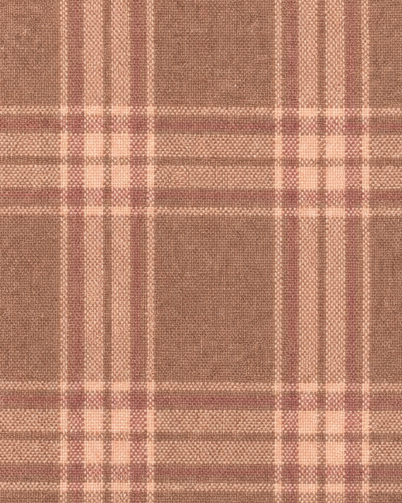 The Tailory New York pink check Loro Piana cashmere silk swatch