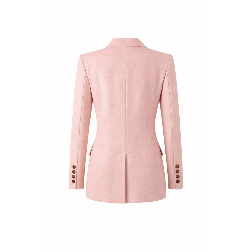 Tailory blush pink tailored two-piece suit back view