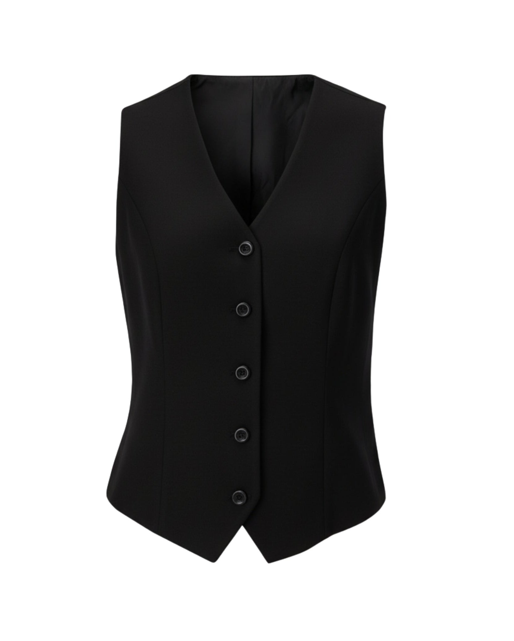 Black Formal Tailored Vest