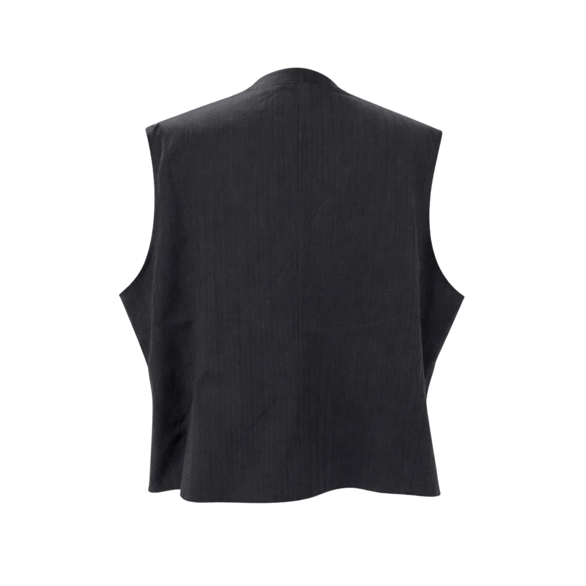 Tailory charcoal tailored vest back view