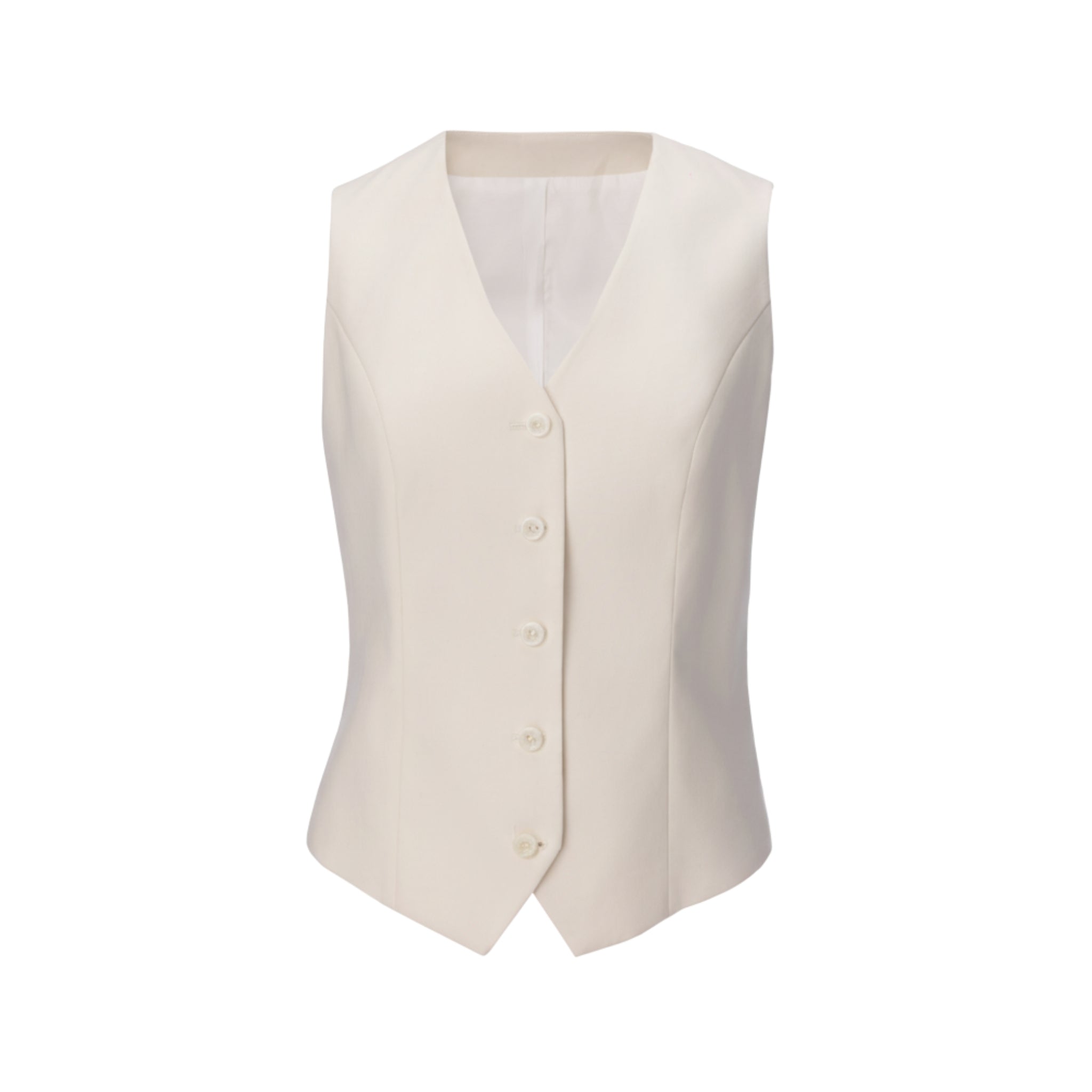 Tailory ivory tailored wedding vest front view