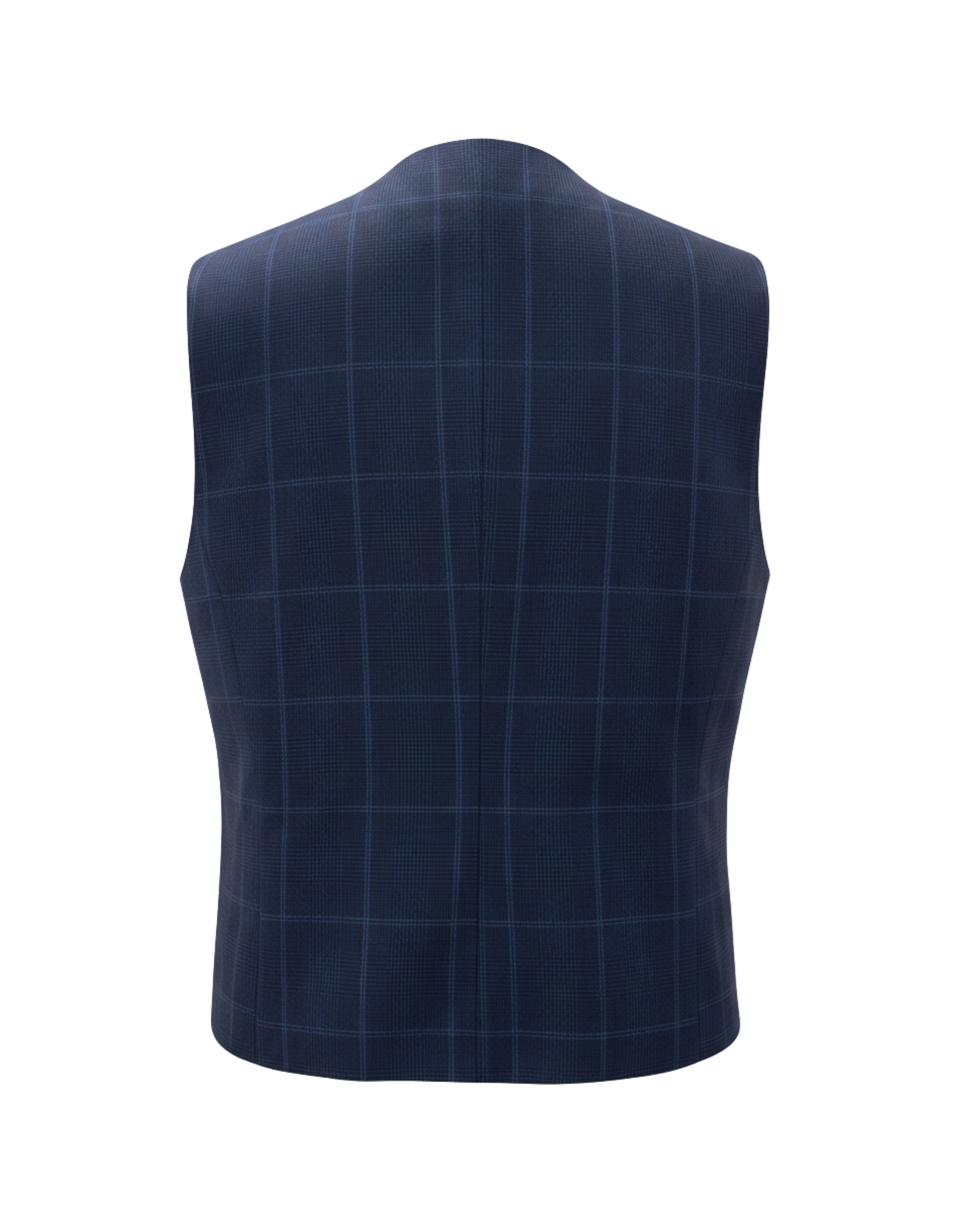 Tailory_Vest_Navy_Windowpane_Tailored_BackView
