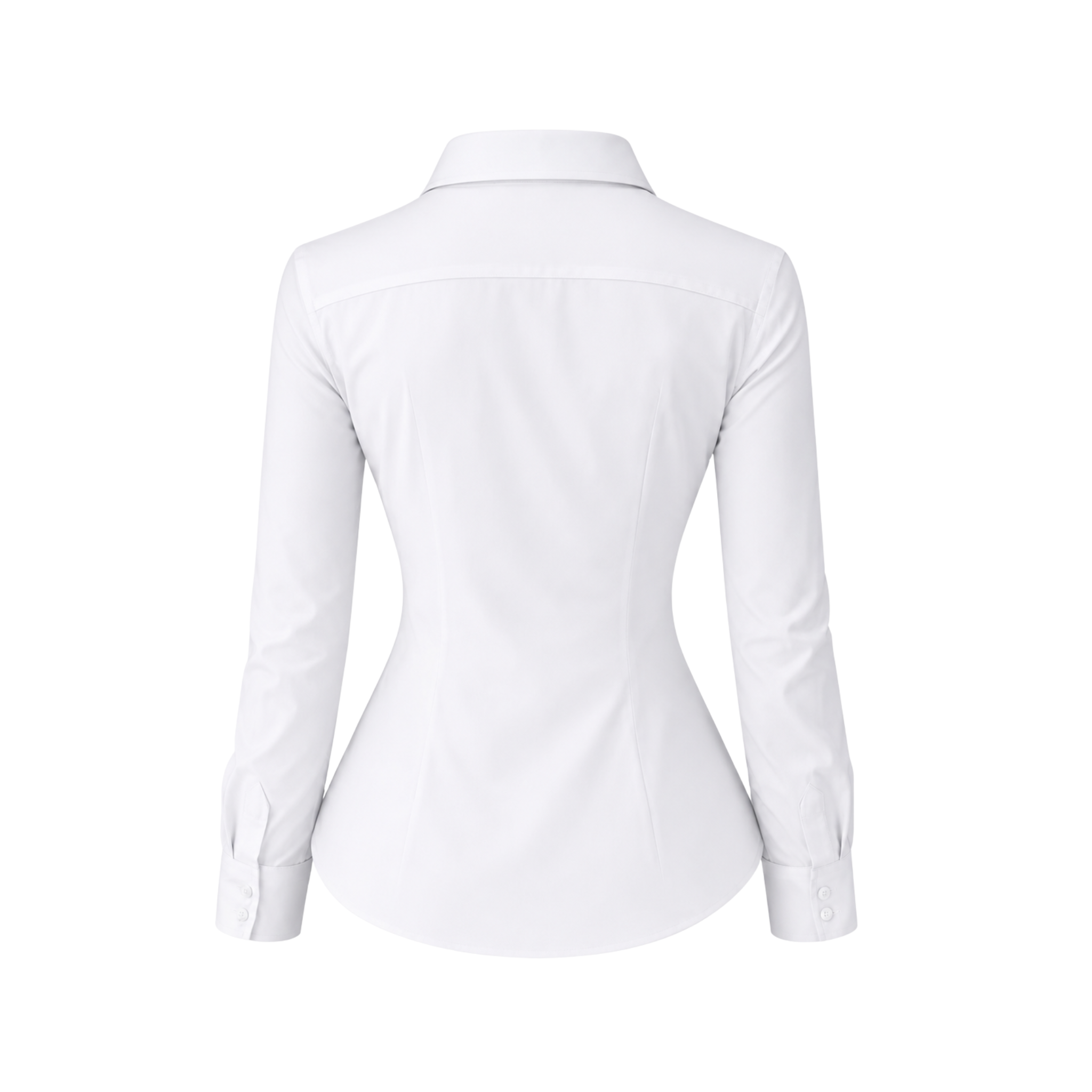 White shirt on a white background