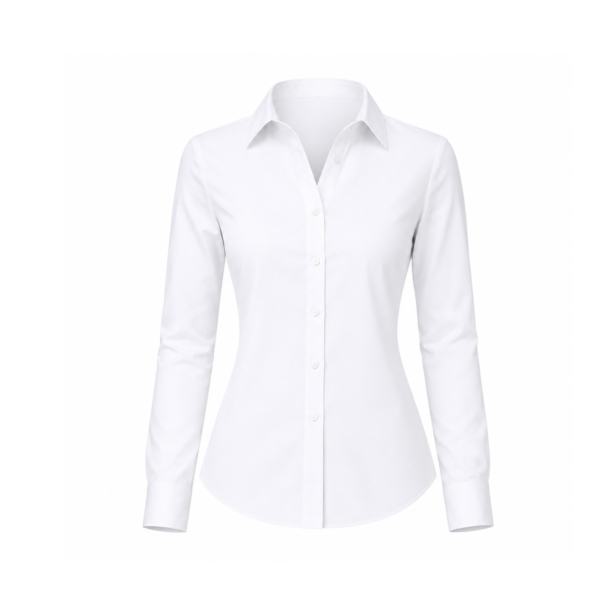 White shirt on a white background
