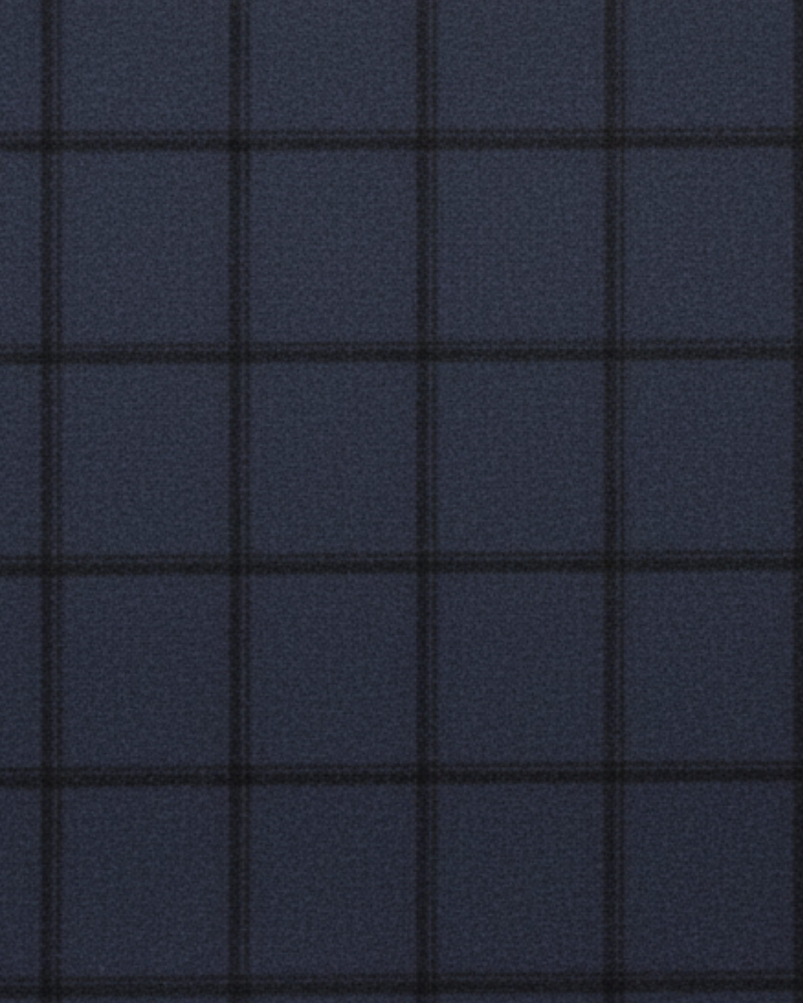 Tailory navy wool windowpane suiting fabric swatch