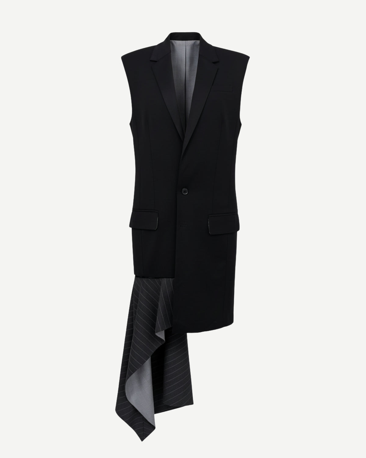 asymmetric train vest jackets frontview