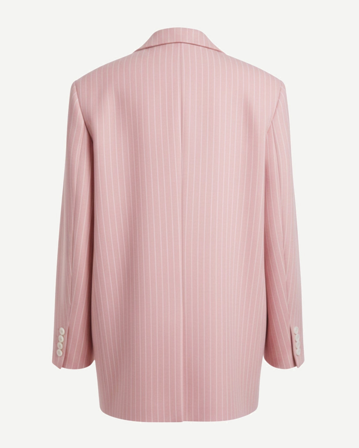 Tailory baby pink oversized blazer back view