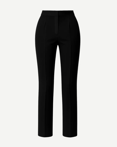 Tailory black high rise tailored dress pants front view