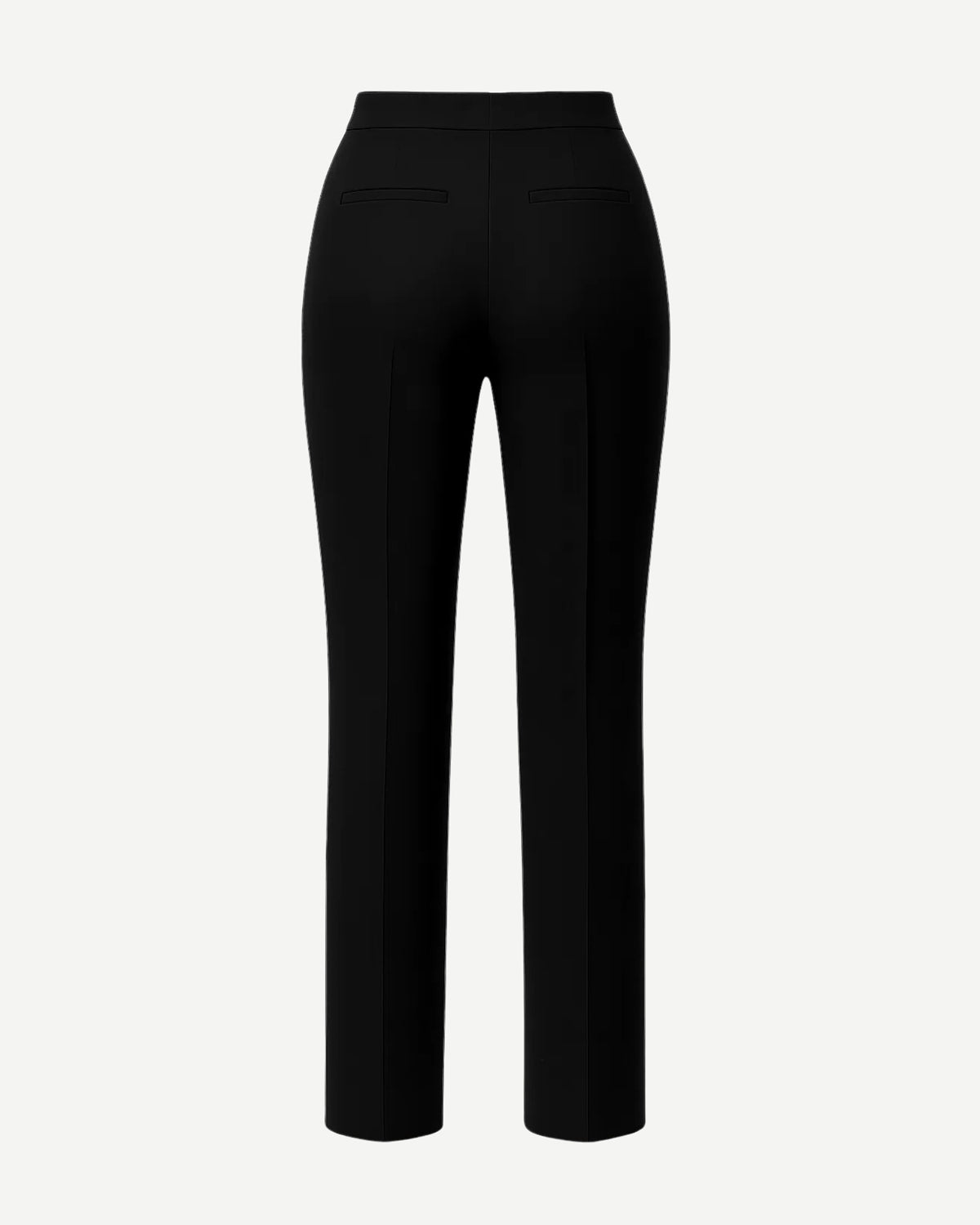 Tailory black tailored dress pants high rise back view