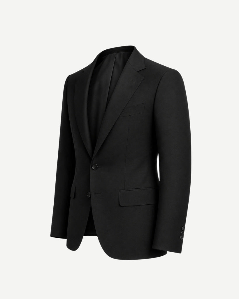 Black Loro Piana blazer side view