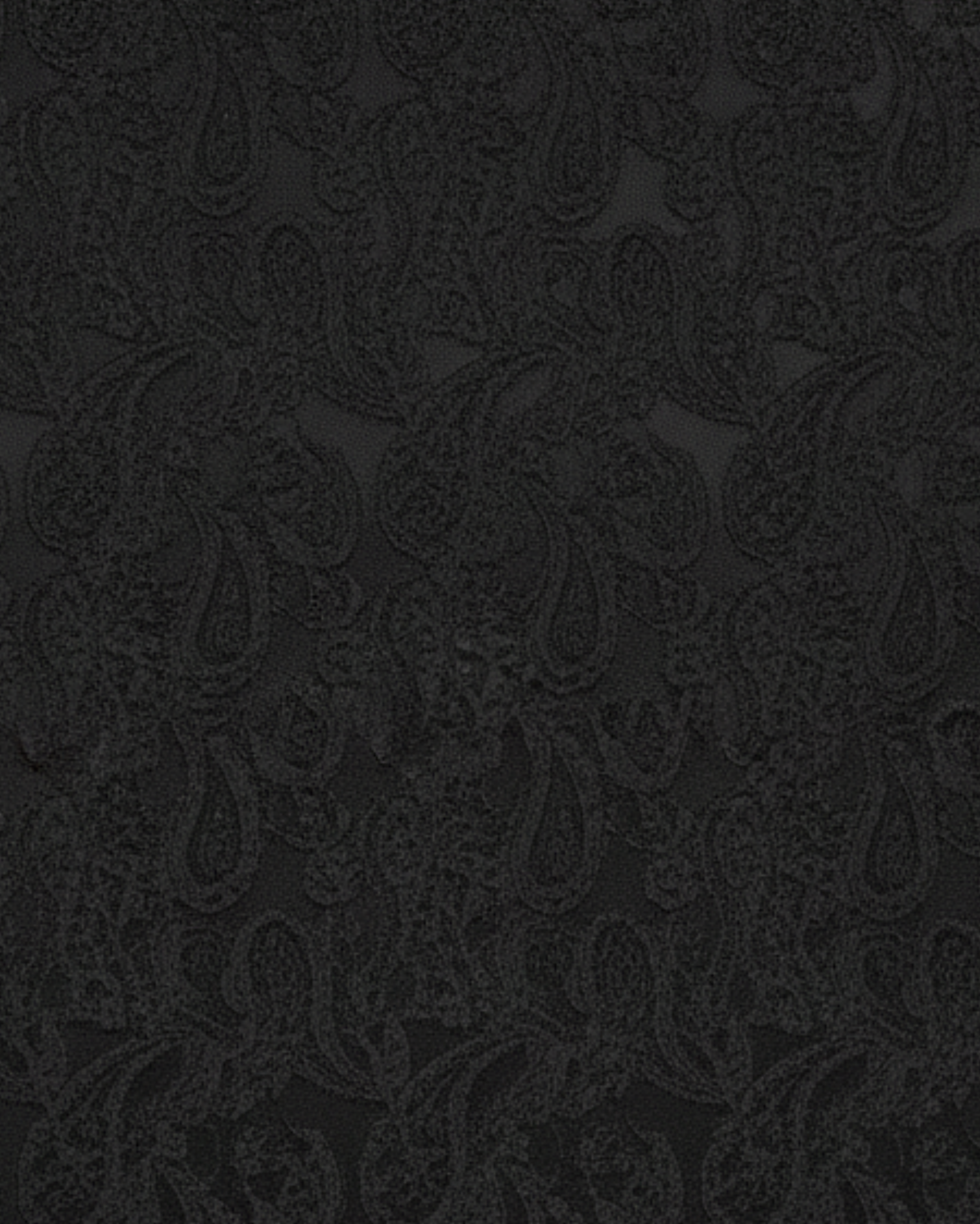 Tailory black crinkled jacquard fabric swatch