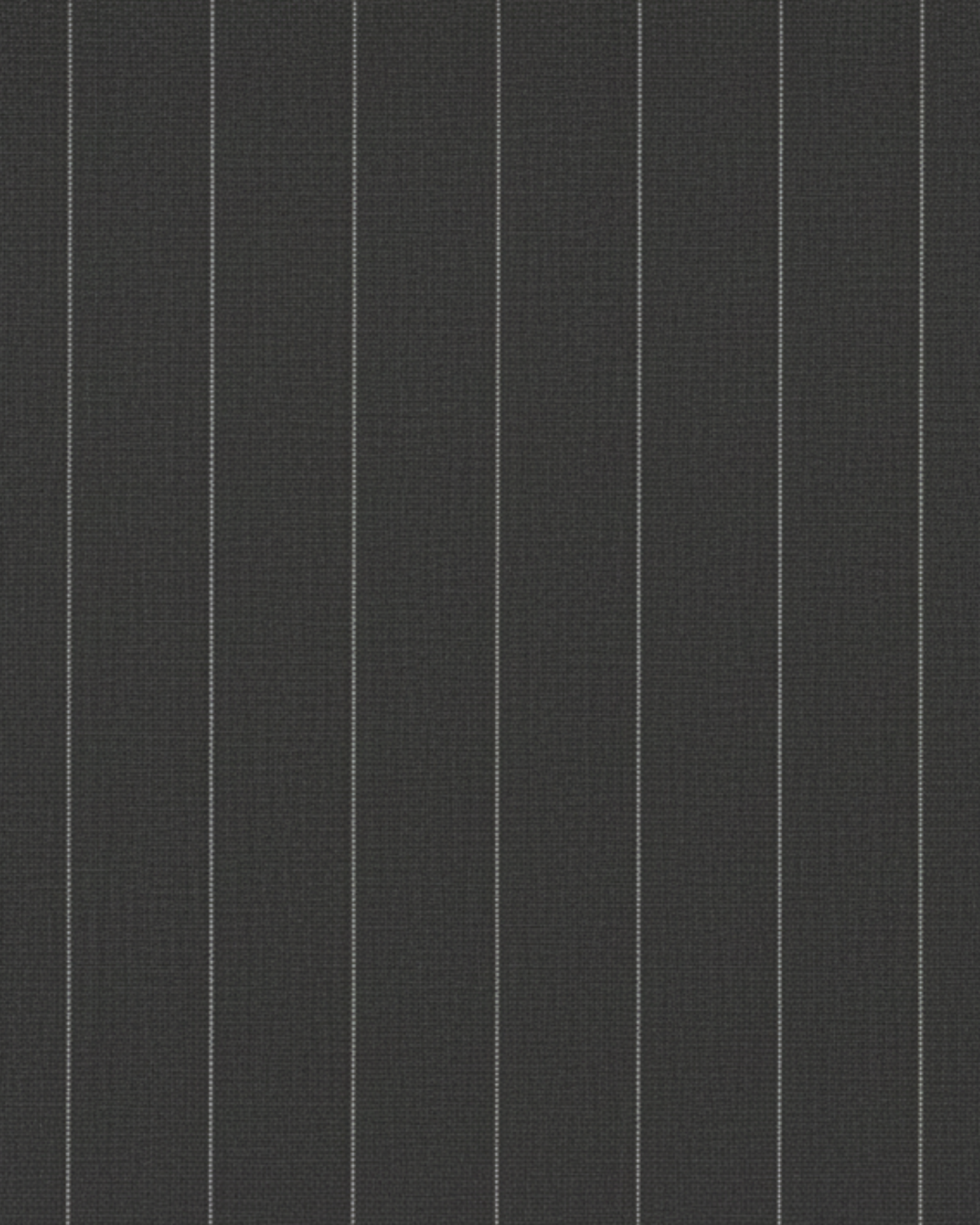 Tailory black pinstripe suiting fabric swatch