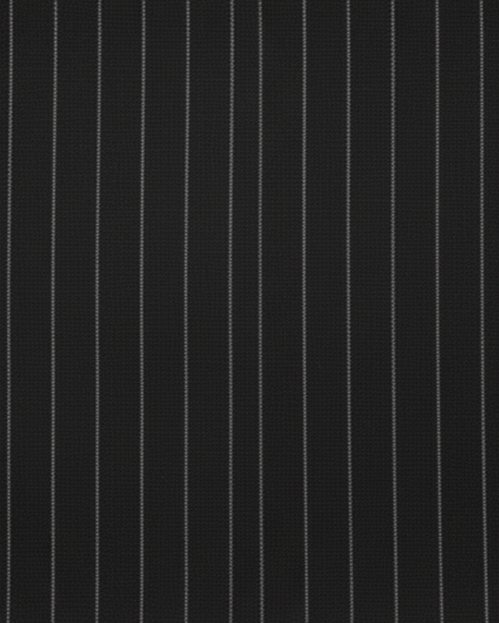 Tailory black pinstripe wool-blend tailored fabric swatch