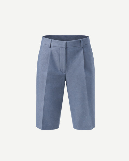 Blue Loro Piana Tailored Bermuda Shorts