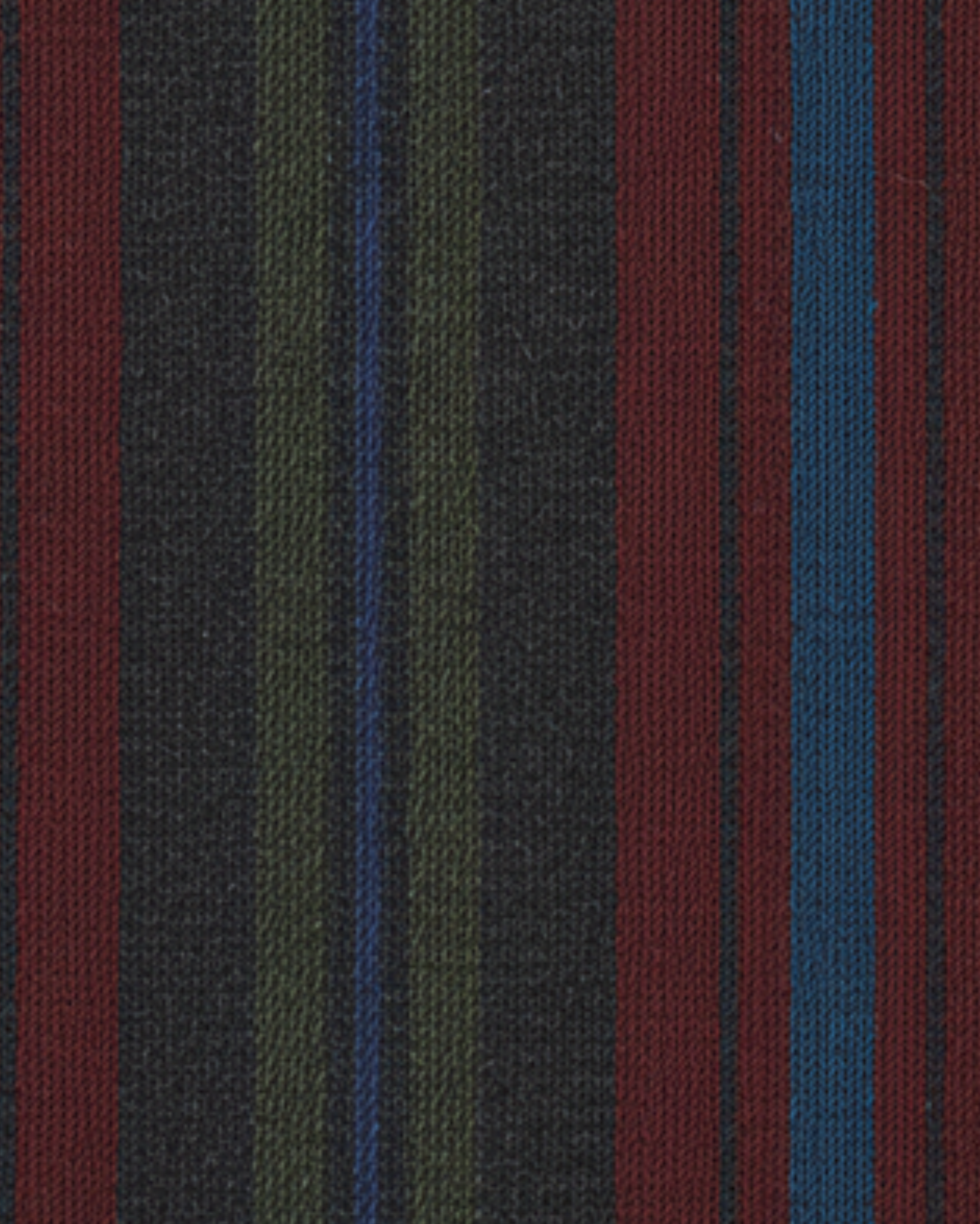 Tailory multicolor flannel stripe suiting fabric swatch