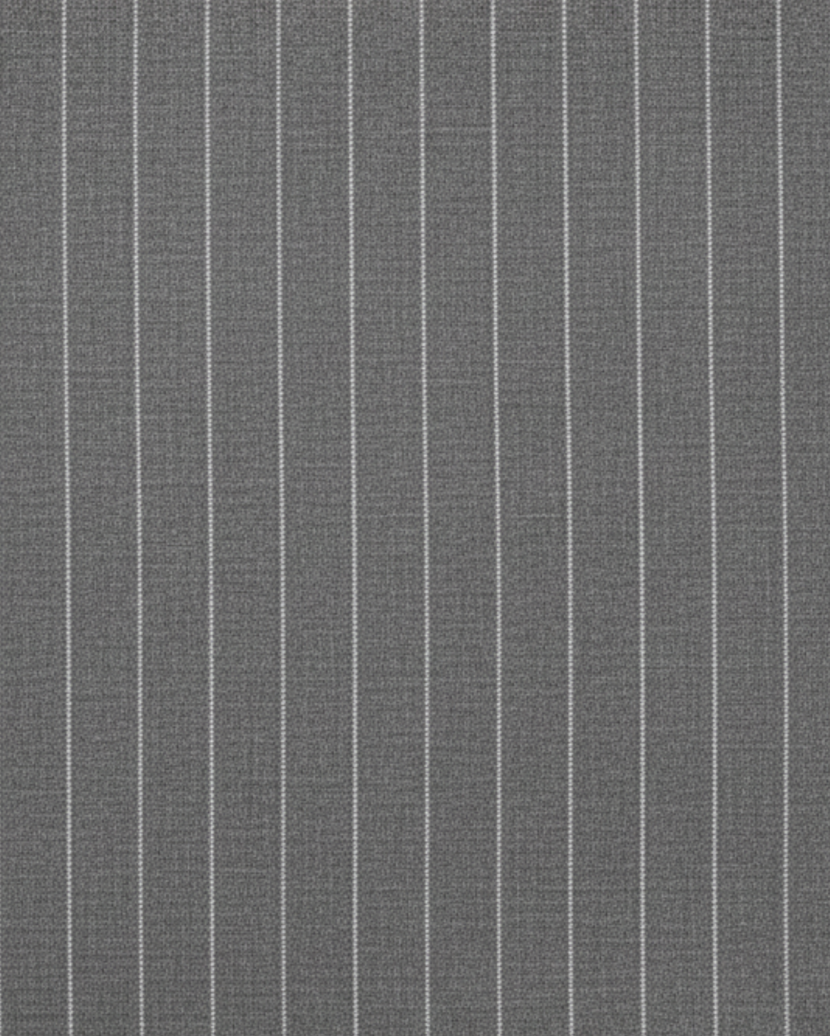 Tailory charcoal pinstripe suiting fabric swatch