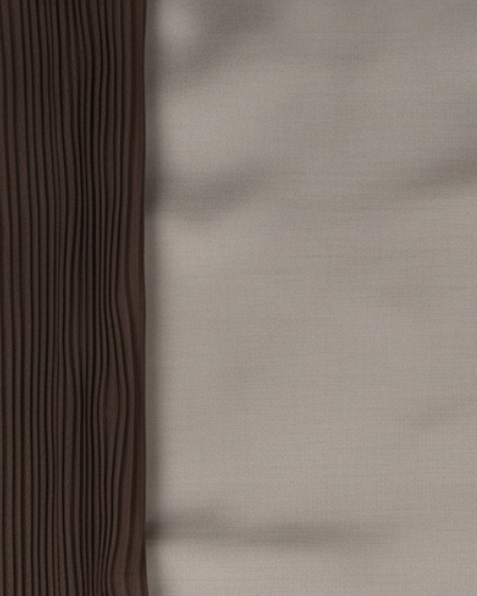 Tailory chocolate brown mesh-blend sheer fabric swatch