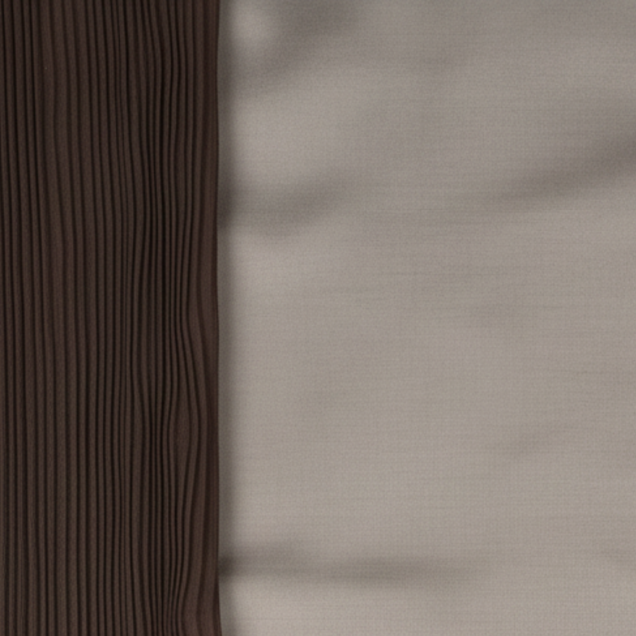 Tailory chocolate brown mesh-blend sheer fabric swatch