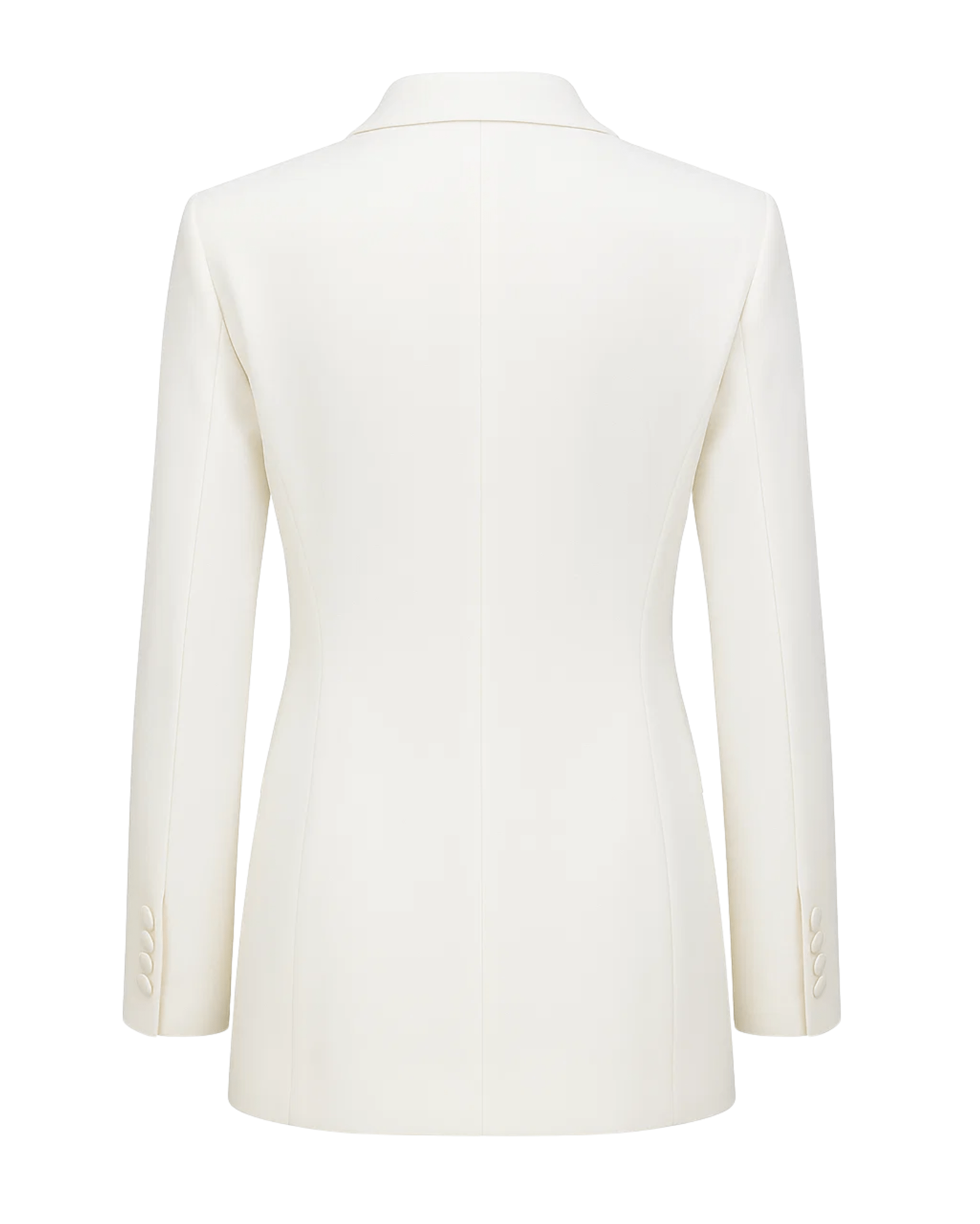 City Hall Wedding | White Wedding Suit Jacket Double Breasted - Suit - The Tailory New York