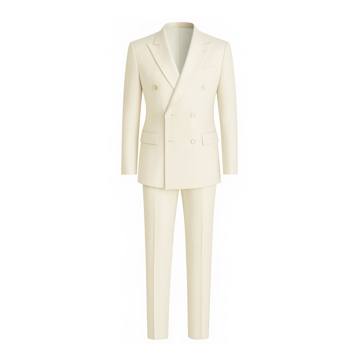 Cream Loro Piana Men's Suit