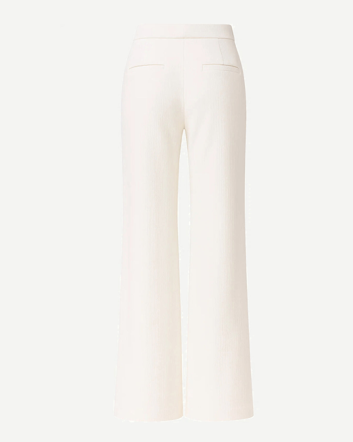 Tailory ivory wide leg women’s pants back view