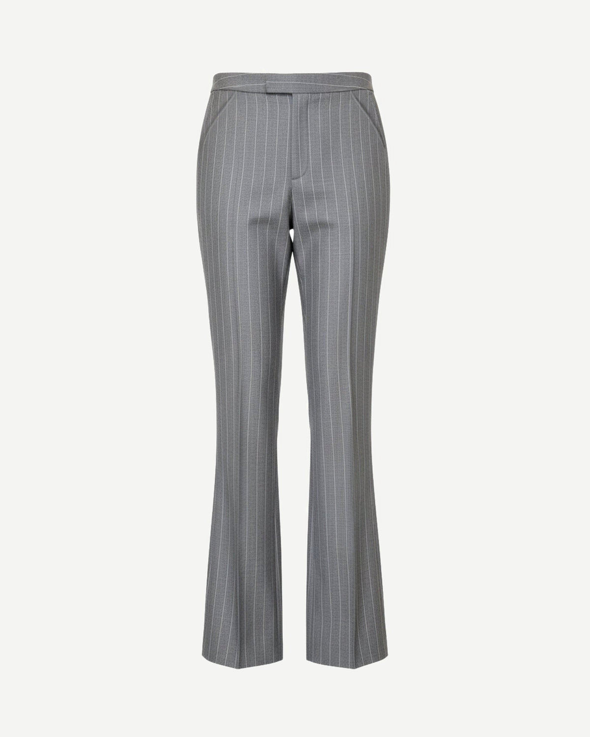 Tailory grey pinstripe extra-wide tailored trousers front view