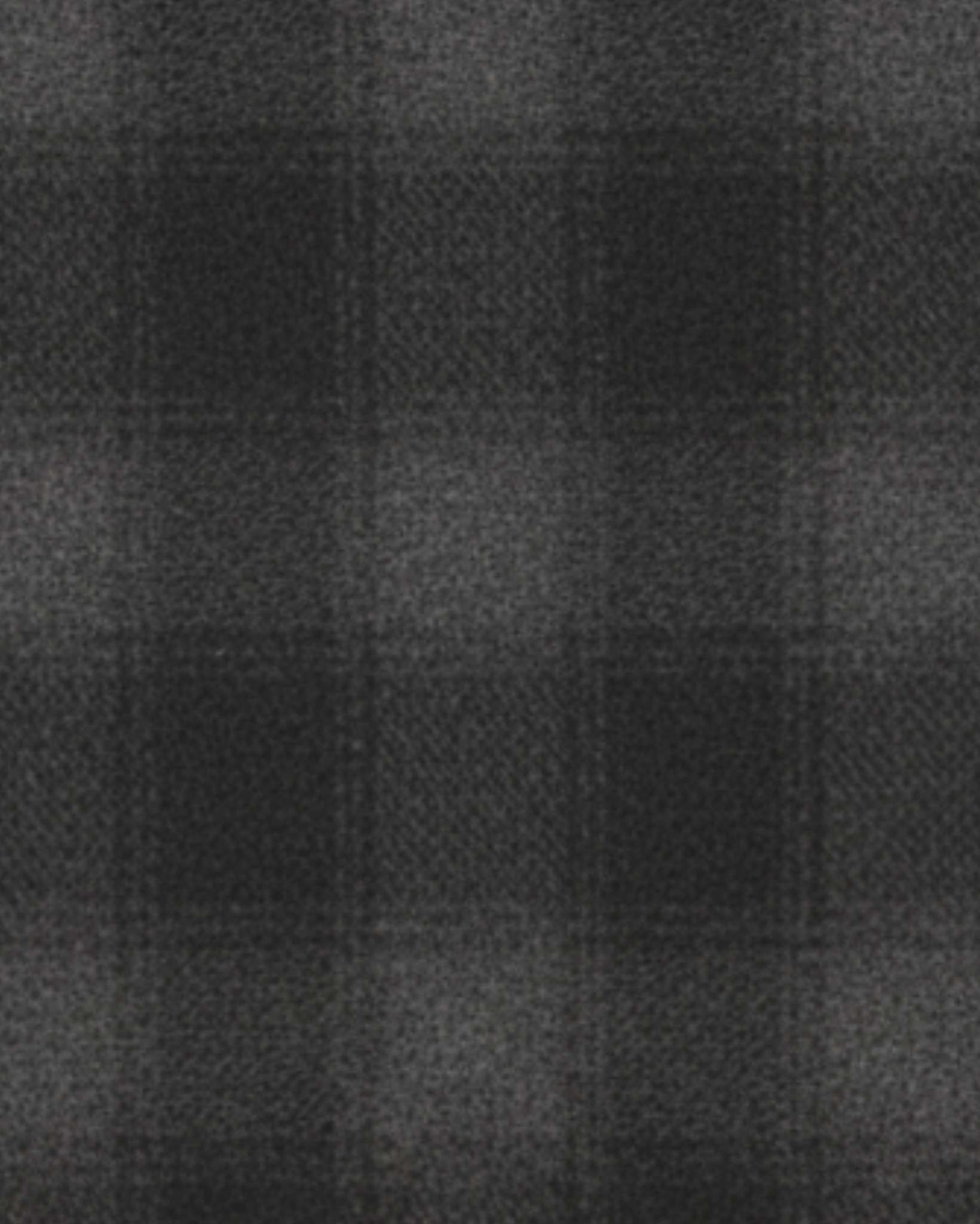 Tailory grey black Loro Piana shadow plaid wool cashmere fabric swatch