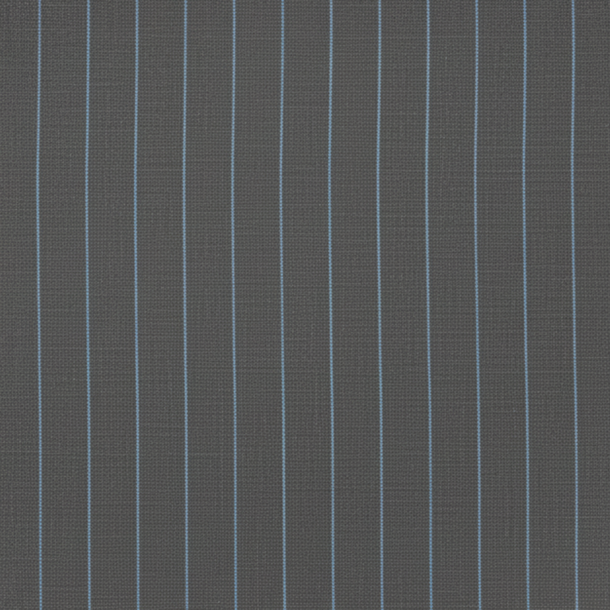 Tailory grey pinstripe wool suiting fabric swatch
